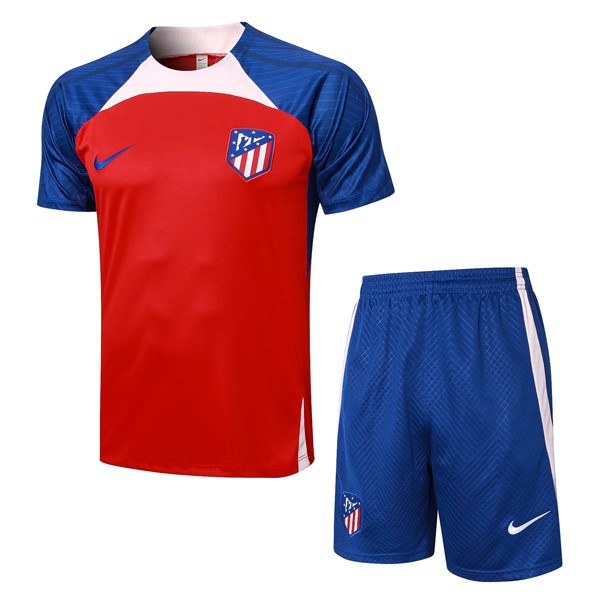 Camiseta Entrenamiento Atletico Madrid Conjunto Completo 2024 Rojo